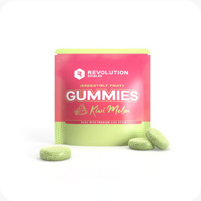 Kiwi Melon - Live Resin Gummies 10pk 100mg