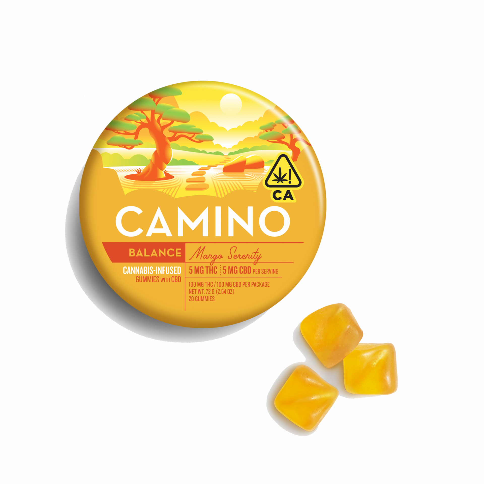 Camino - Mango Serenity 1:1 (h) - CBD Gummies - 100mg