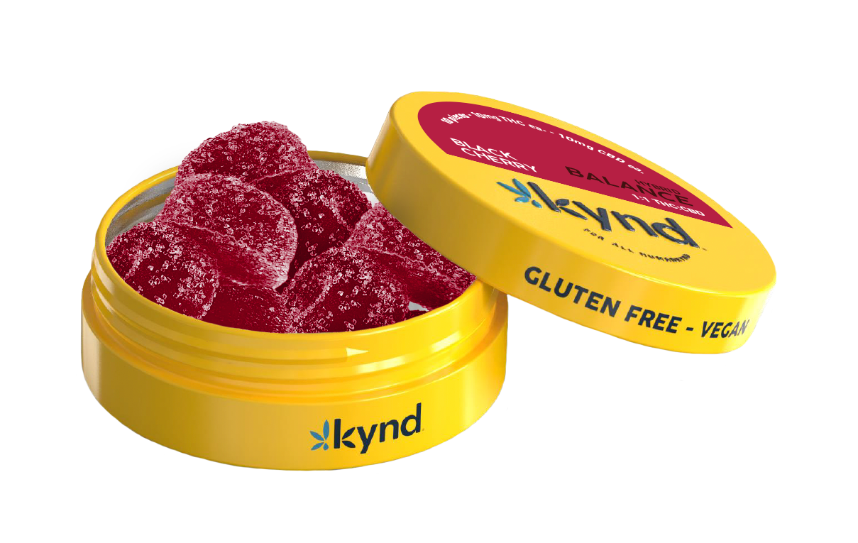 Kynd Kynd Black Cherry (H) Balance 1:1 Gummies 10mg 10pk