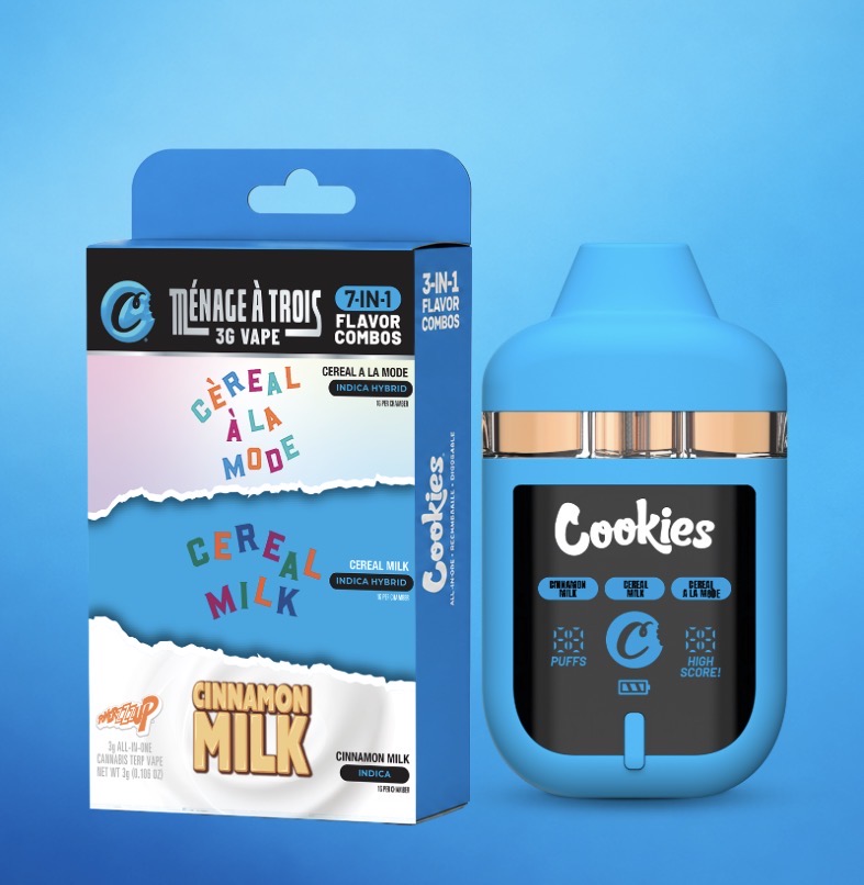 Cookies Cereal Milk x Cinnamon Milk x Cereal A La Mode AIO 3.0g