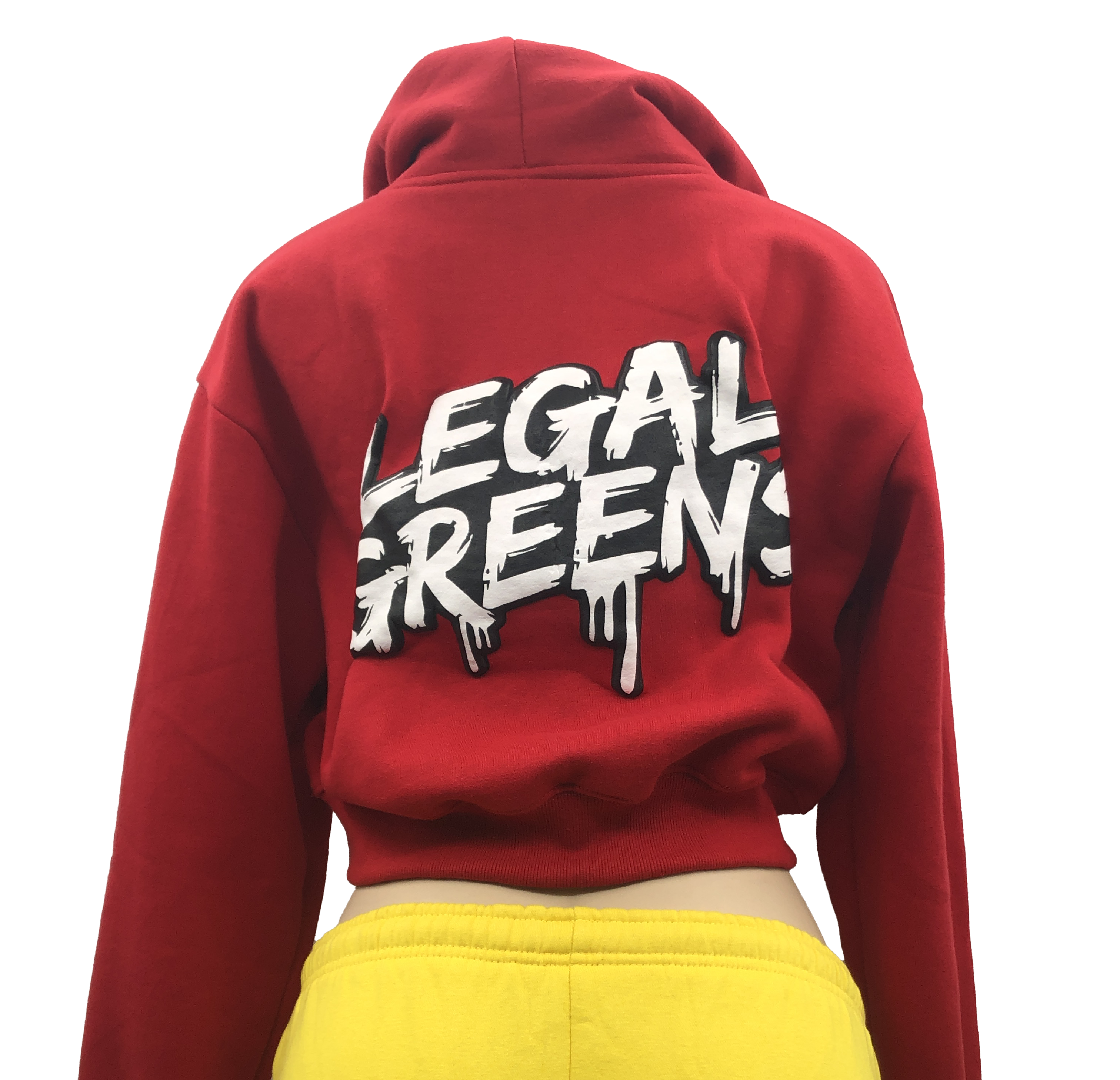 Lg Cropped Hoodie Redl
