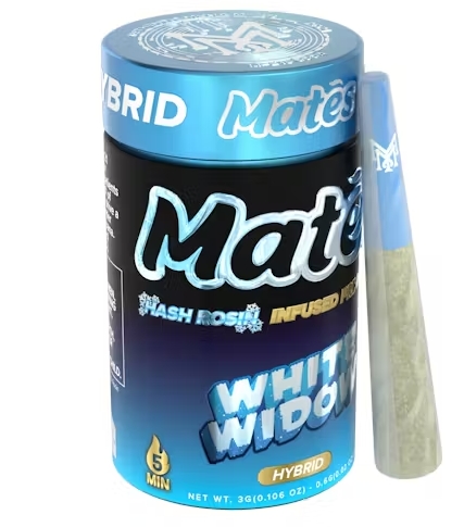 MuhaMeds - Mates Hash Rosin Infused Pre-Roll - x 5 pk - White Widow