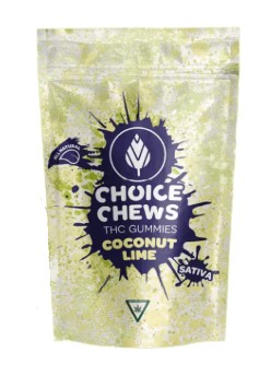 Coconut Lime Sativa Gummies (10 x )