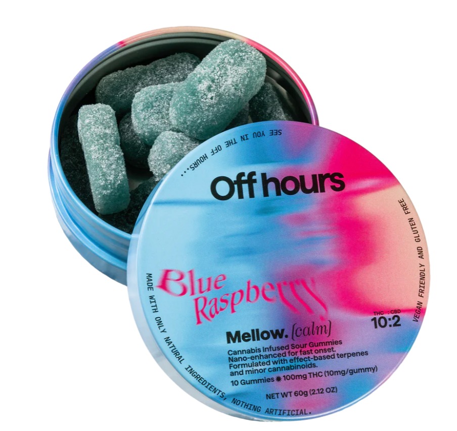 Off Hours - Blue Raspberry (Mellow) - Gummies - 100 mg