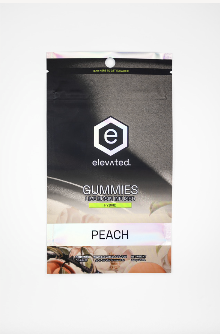 Elevated Rosin Gummies-Peach (H) 100mg