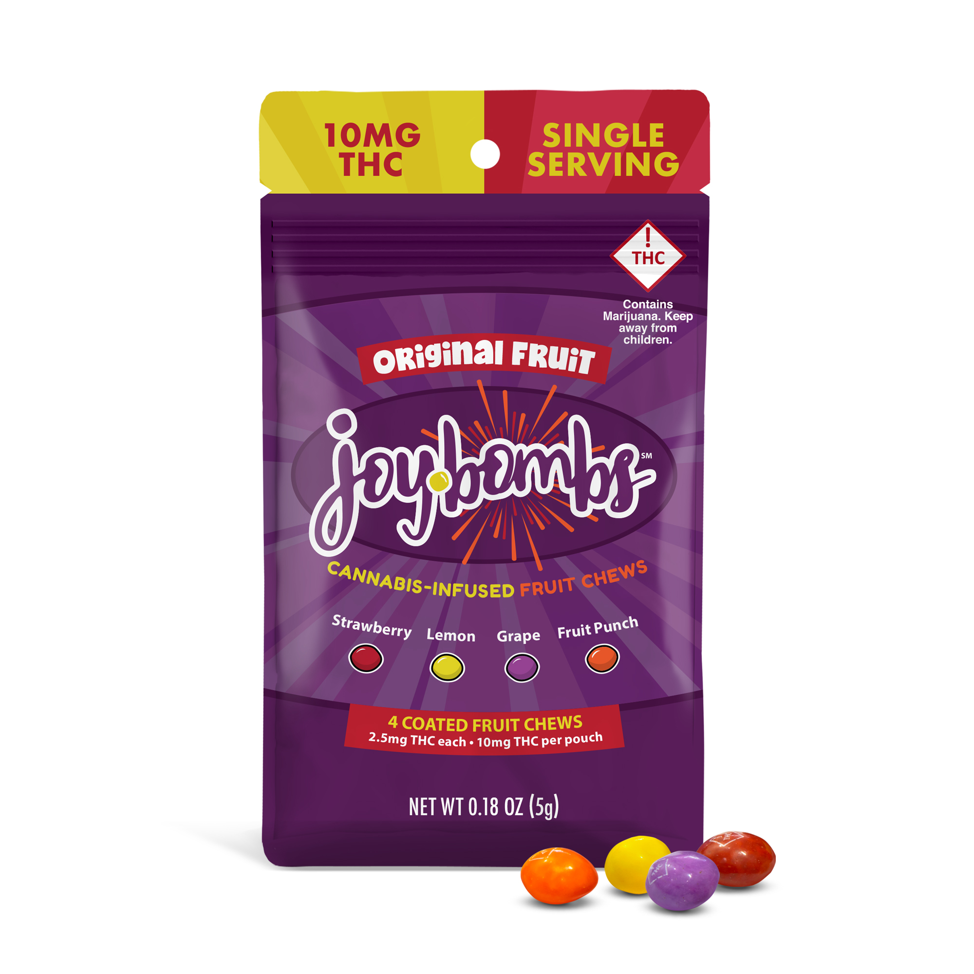 Joy Bombs Original Fruit / Ea