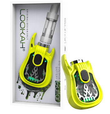 Lookah Guitar 510 Thread Battery - Neon Green product photo