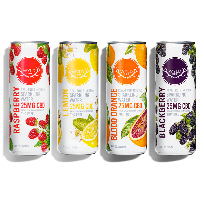 Blackberry Sparkling Water | CBD | 50mg | {R7}