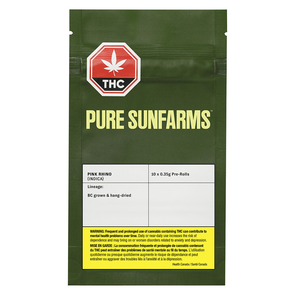 Pure Sunfarms - Pink Rhino PRJs - 10x0.35g