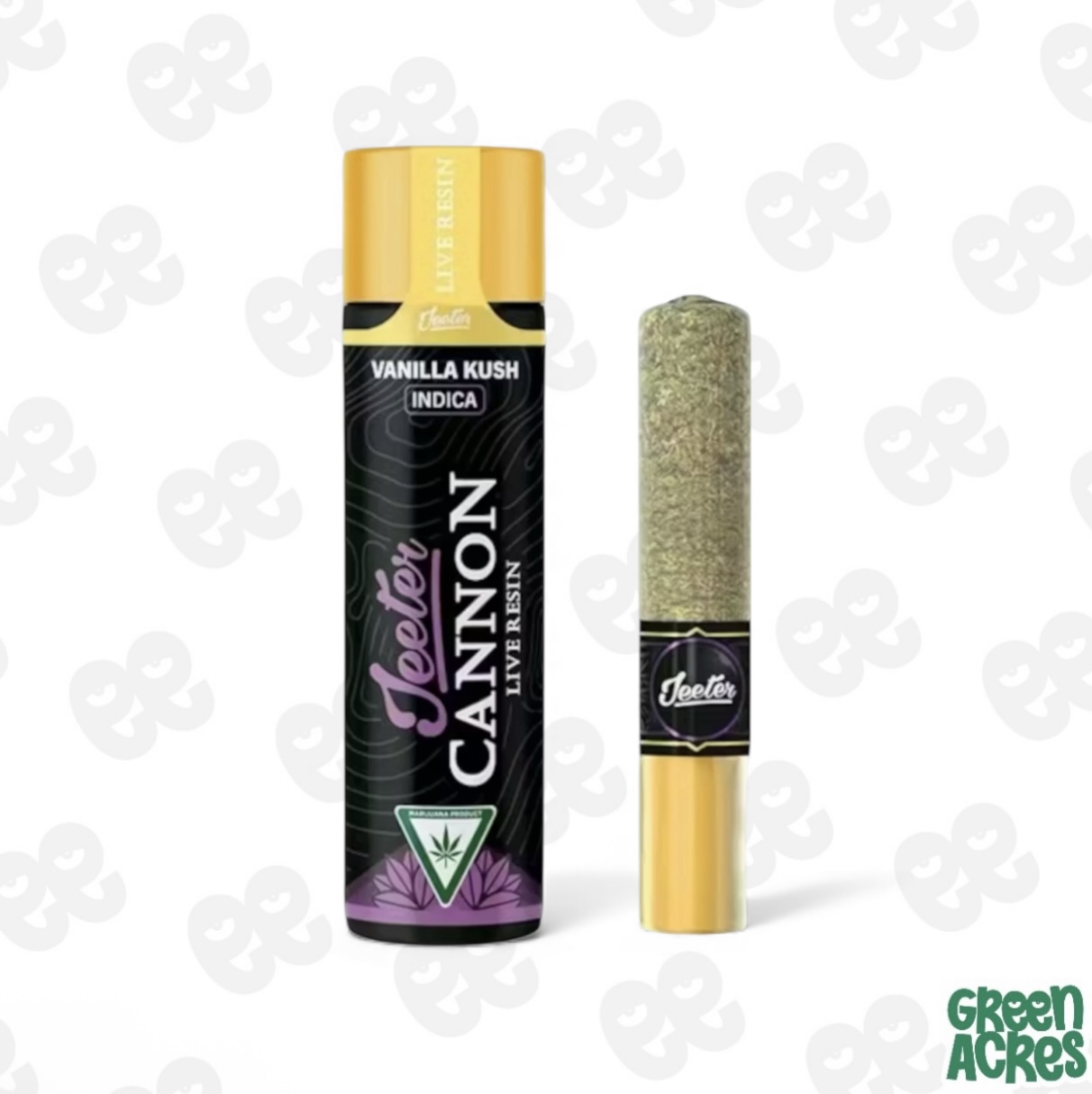 Vanilla Kush 1.3G Live Resin Cannon Pre-Roll