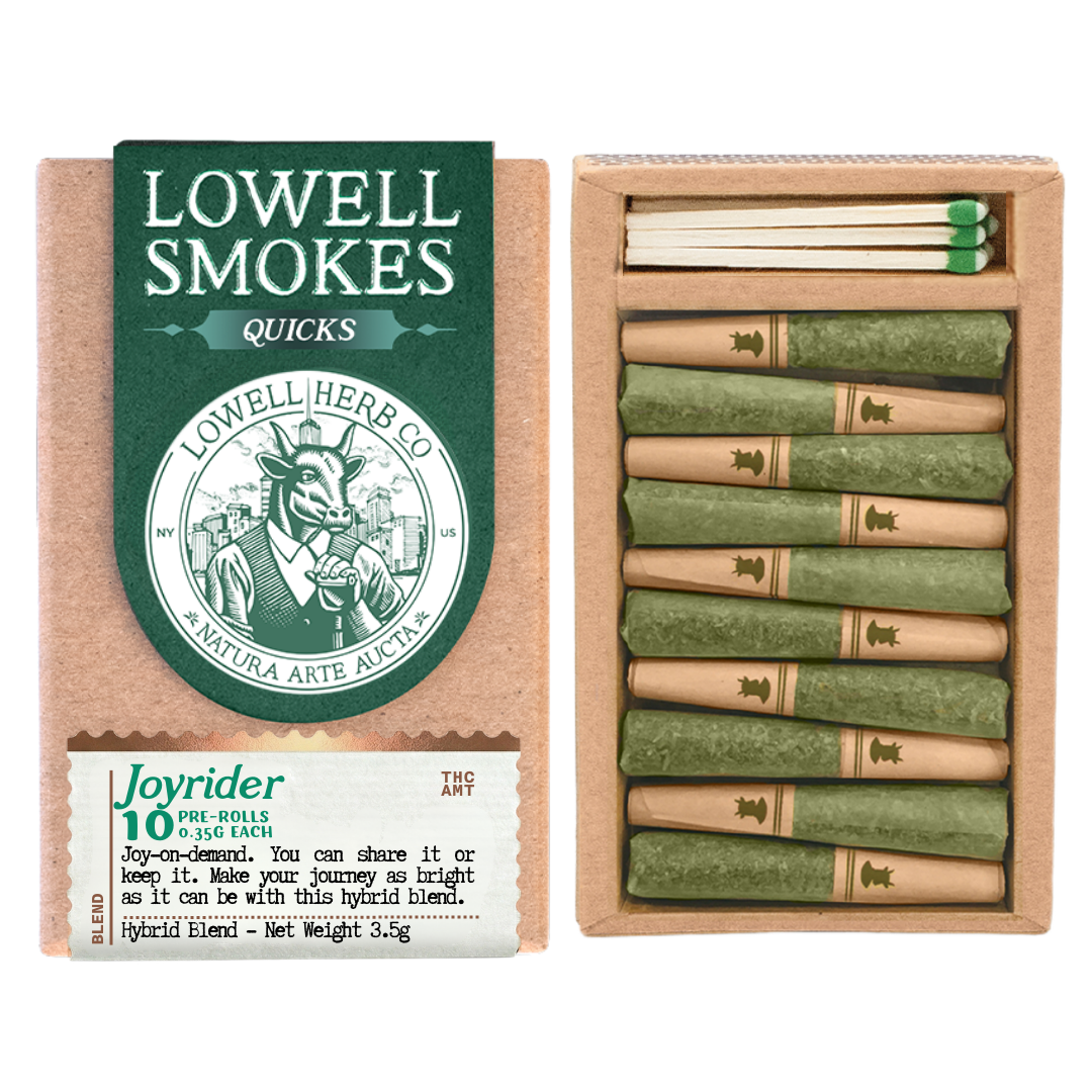 Lowell Quicks | Joyrider | 10 .35g Pre-rolls | 3.5g