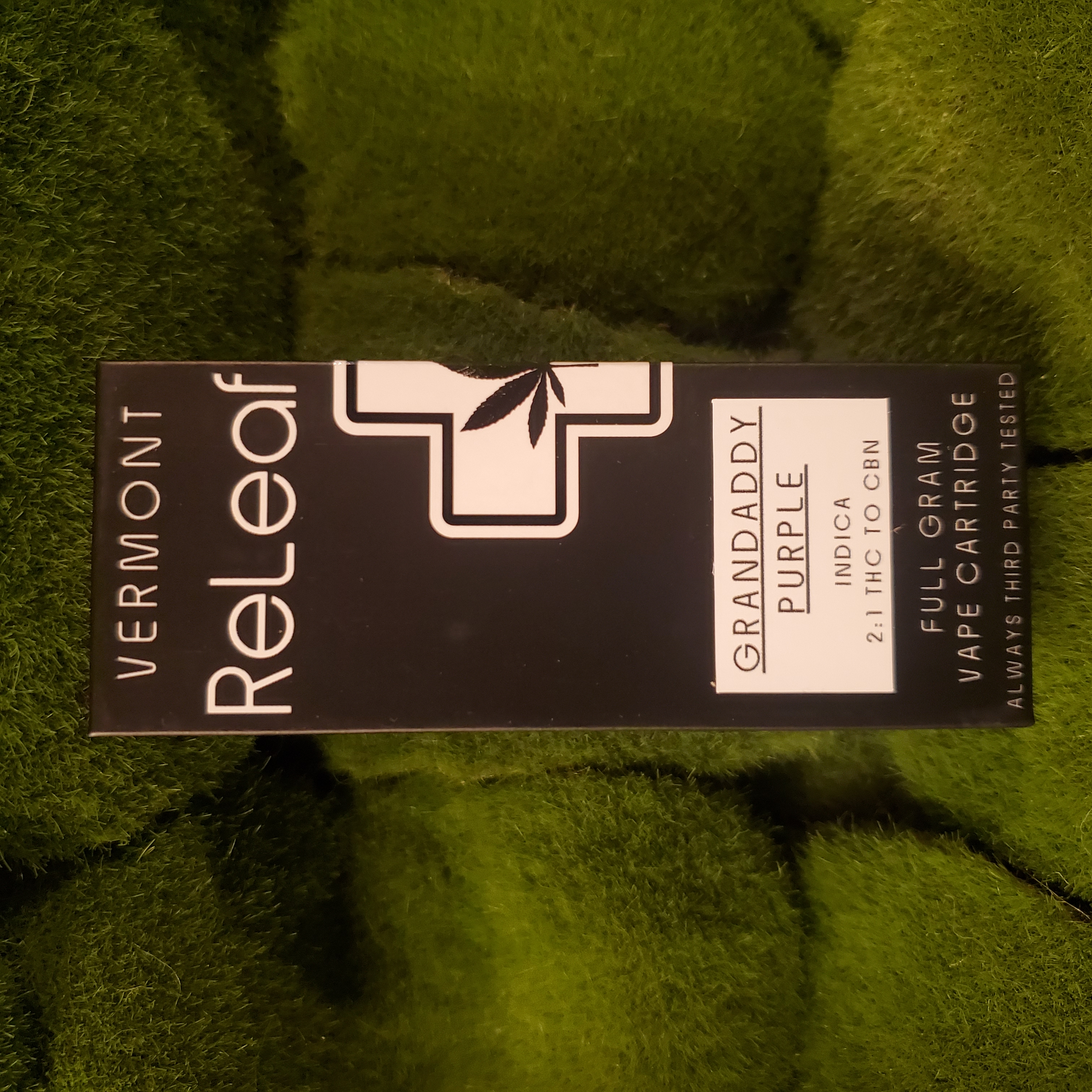 Distillate Vape Cart | Granddaddy Purple 2:1 THC:CBN
