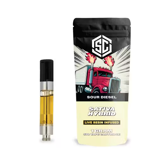 Cartridge | Live Resin Infused | Sour Diesel | 1g | Society C