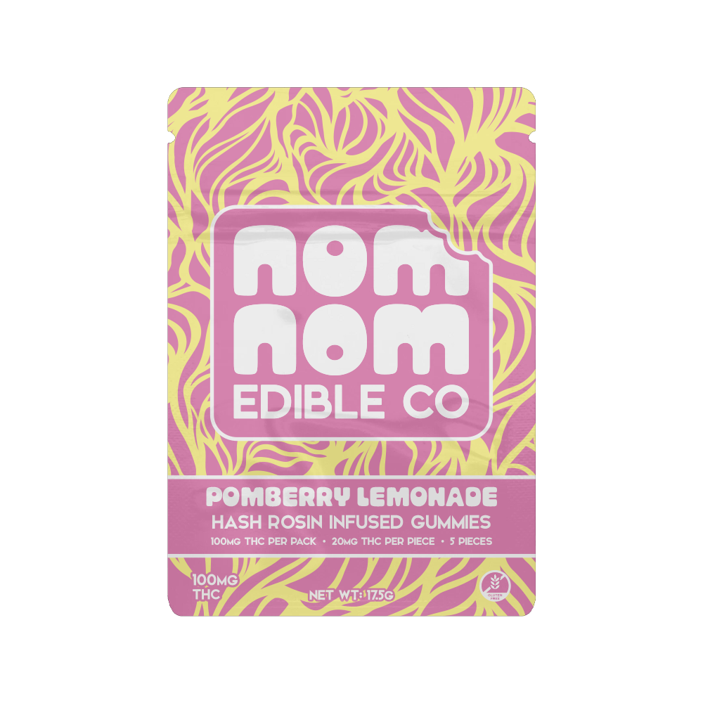 NomNom - Pomberry Lemonade - Hash Rosin - 5pk - 100mg