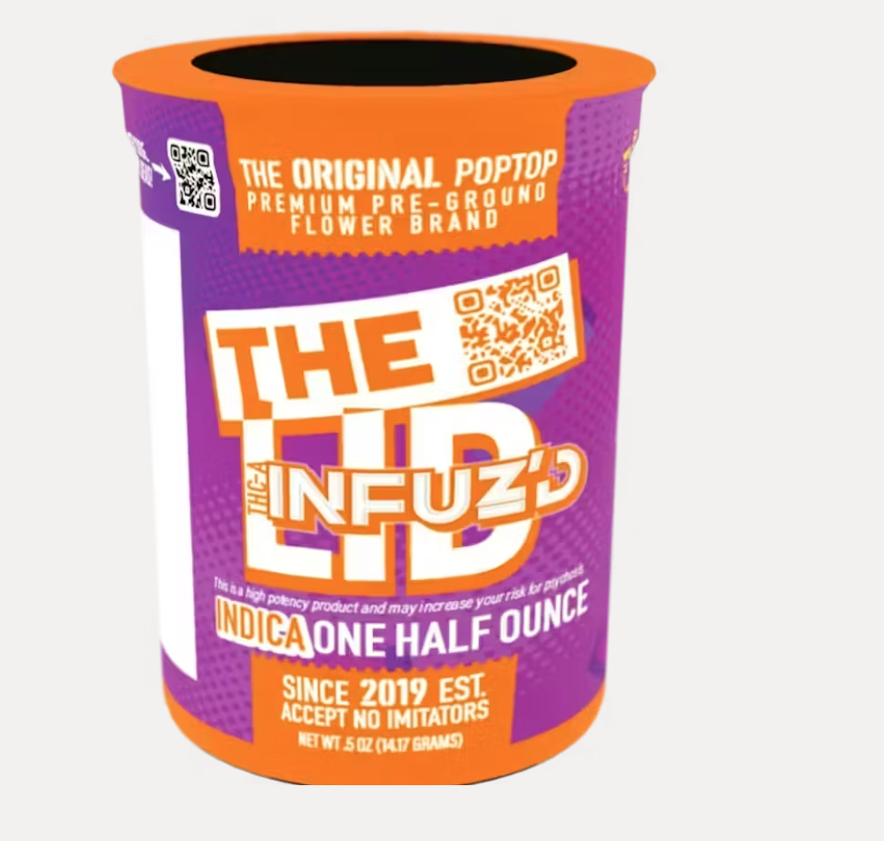 The Infuzed Lid - Gloucester County Grapes  - 14g Infused Shake