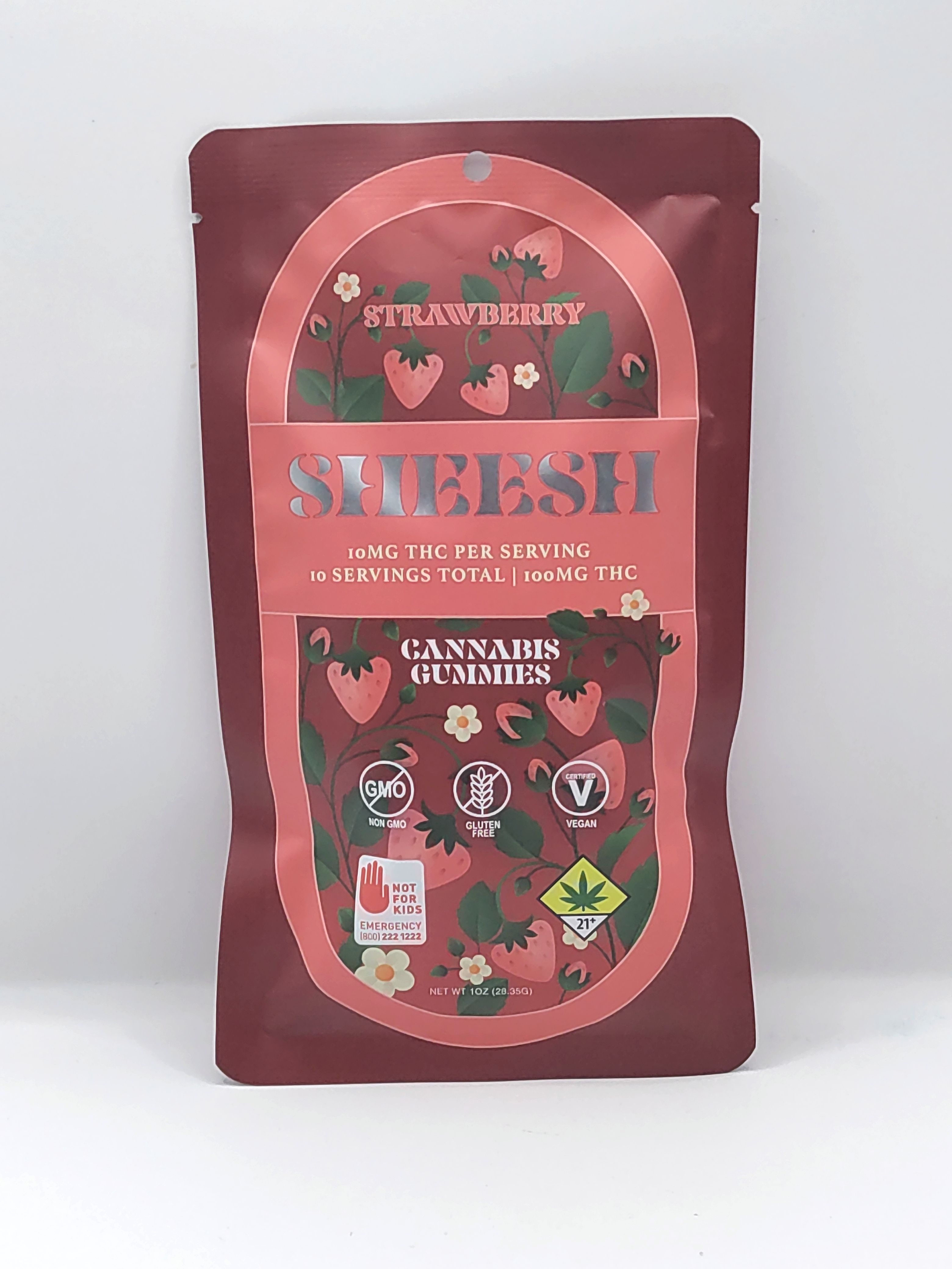 Strawberry Hash Rosin Gummies
