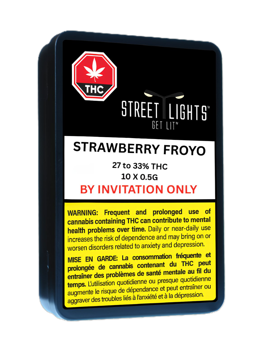 Street Lights - Strawberry Froyo Pre-Rolls - Indica - 10x0.5g