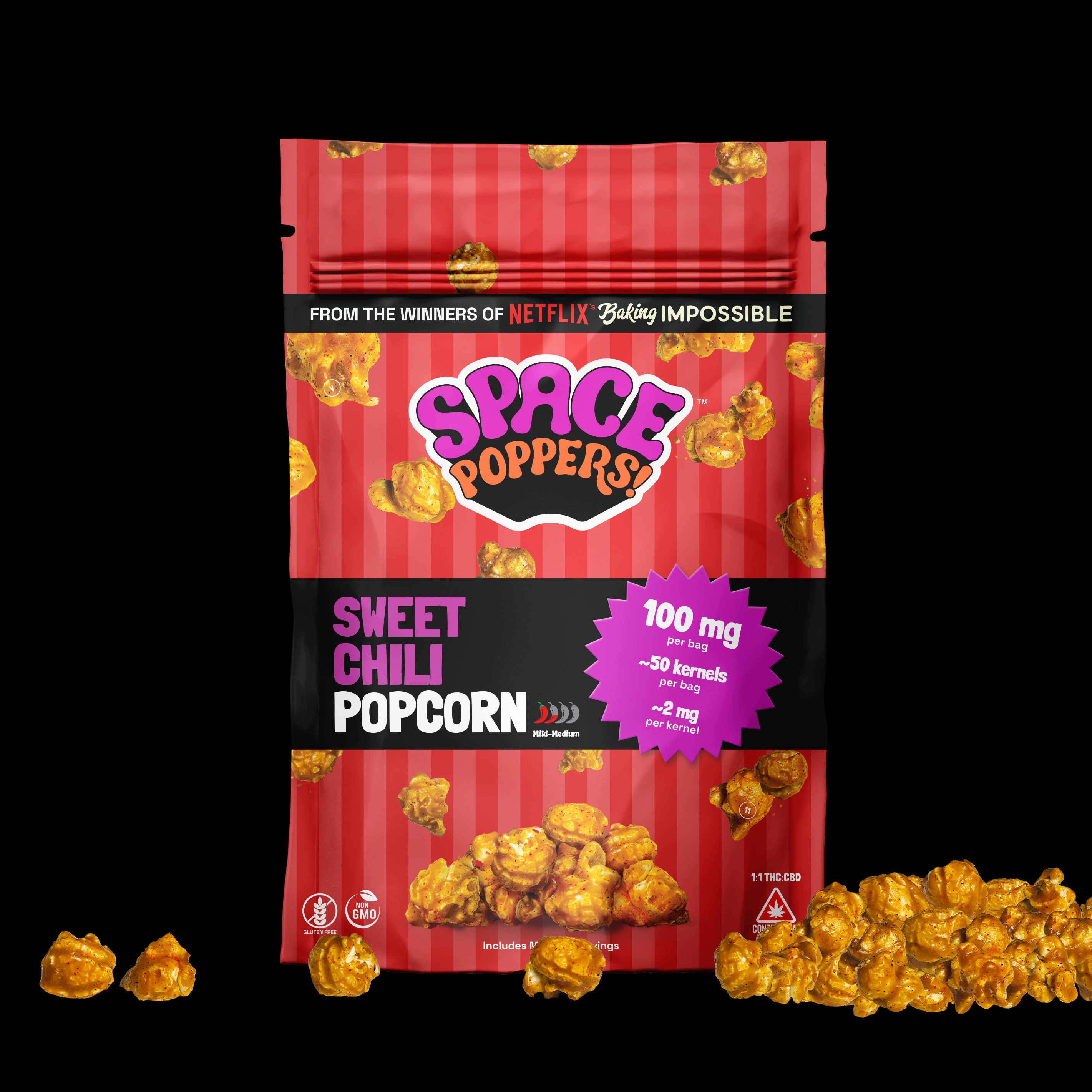 Sweet Chili Popcorn | 1:1 | 100mg