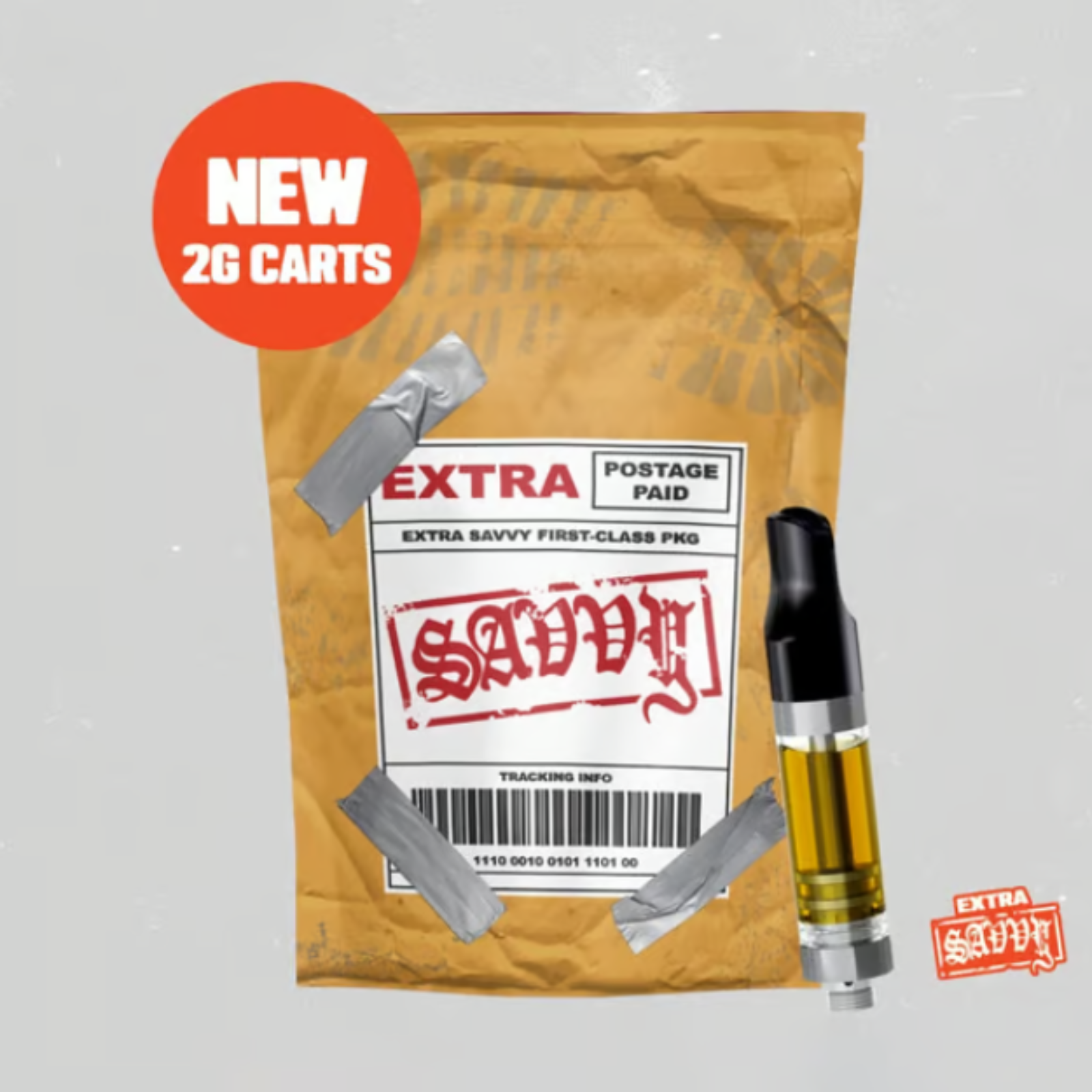 Extra Savvy Cartridge | White Widow | 2g (Sativa)