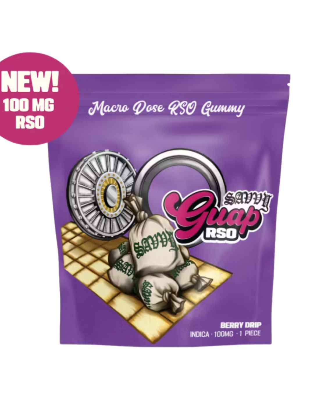 Berry Drip RSO Guap Gummy 100mg 1pc