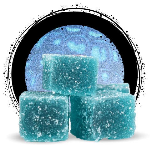 Blue Raspberry Hybrid Gummies | 100MG