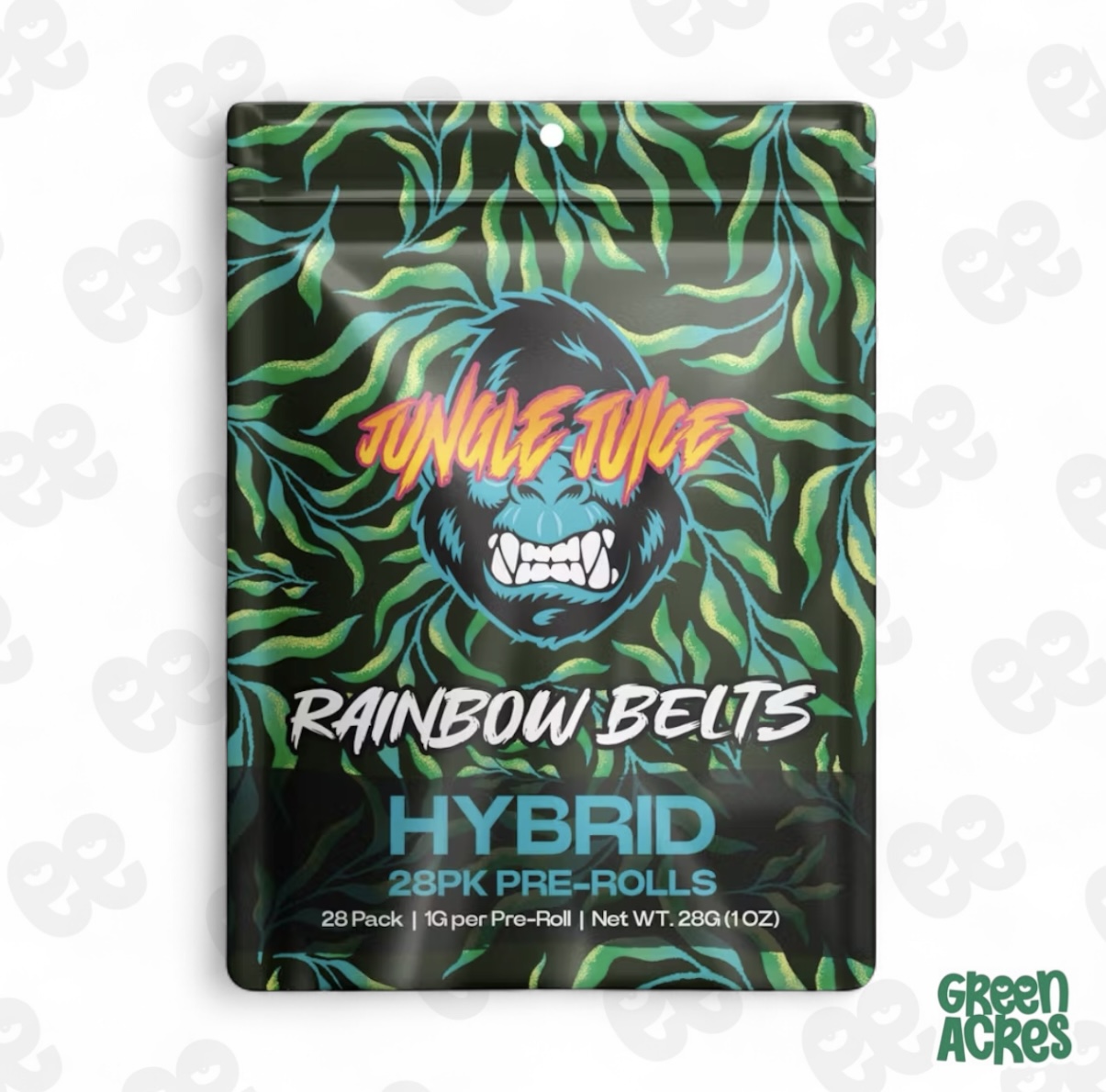 Rainbow Belts 28 Pack 1G Pre-Roll's