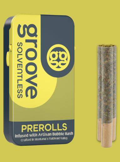 Groove Cherry Biscotti/Dante's Inferno Hash Infused Pre roll 3pk