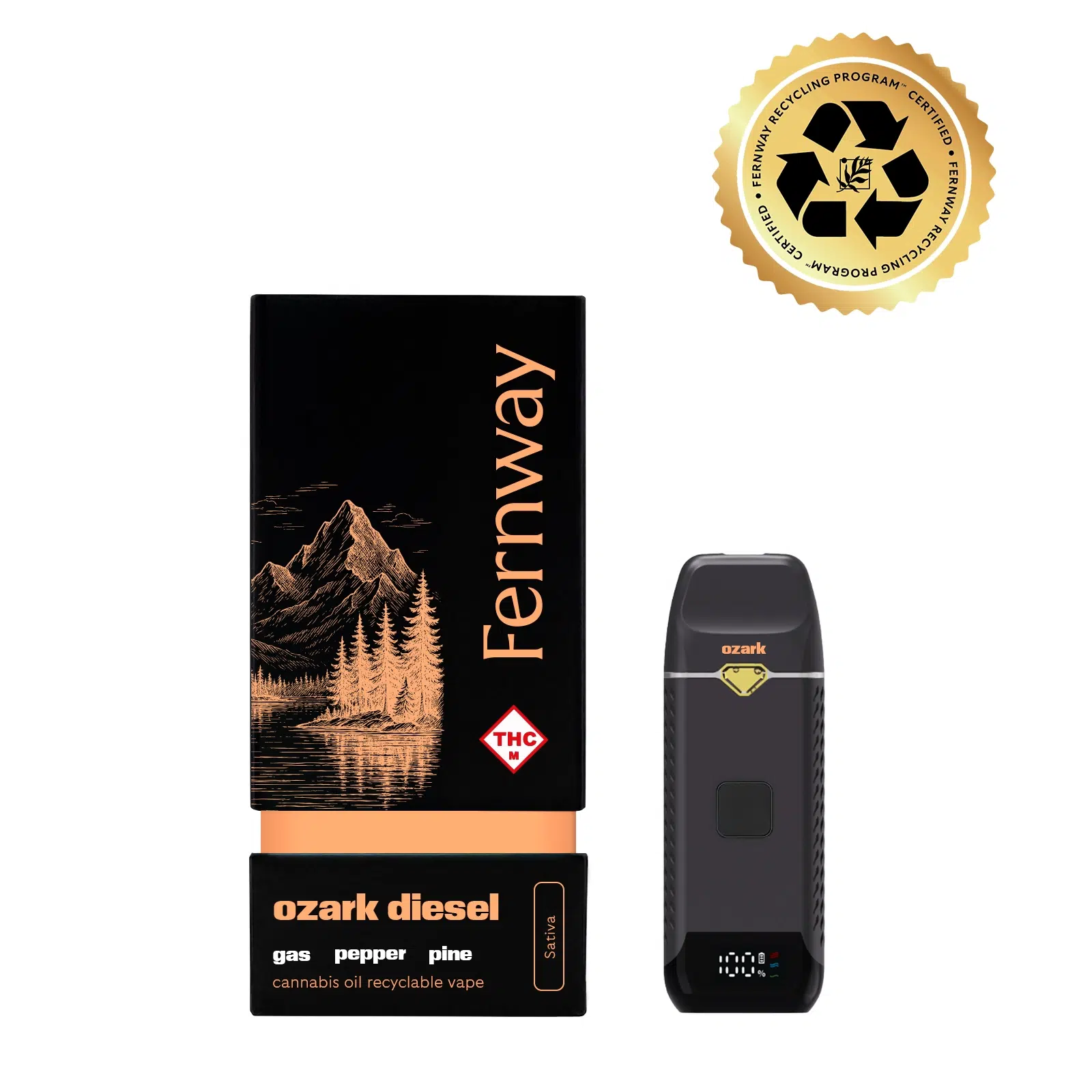 Ozark Diesel | 1g AIO Live Traveler PRO Disposable