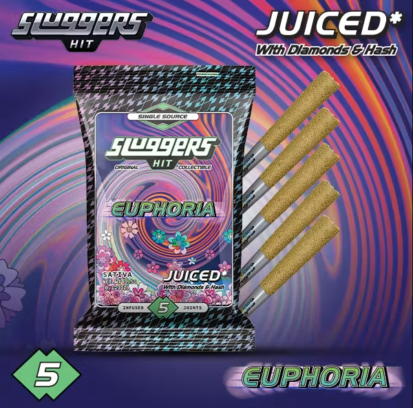 Euphoria 5pk Pre-Rolls Sluggers