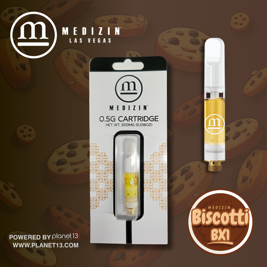 Medizin Biscotti BX1 .5g Live Resin Vape Cart
