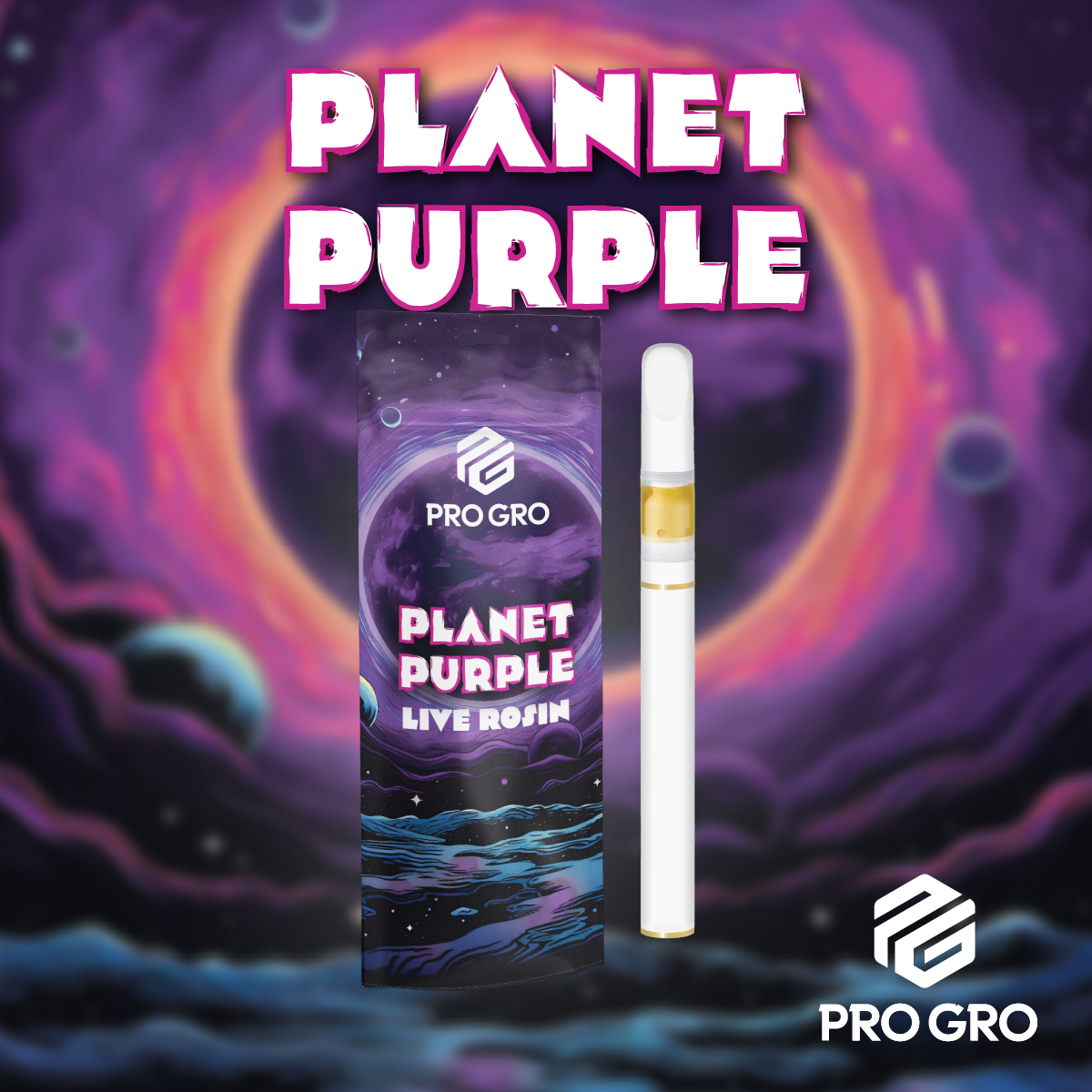 Planet Purple 0.5g Live Rosin Disposable