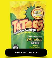 Hey! Captain Spicy Pickle Tators 100mg