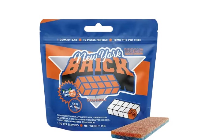Cannabals - Playoff Punch Acting Brick Gummies 10pk - 100mg