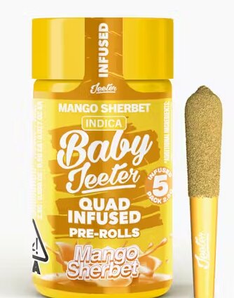 Mango Sherbet Baby Jeeter Infused Pre-Roll 5-pack | 2.5g