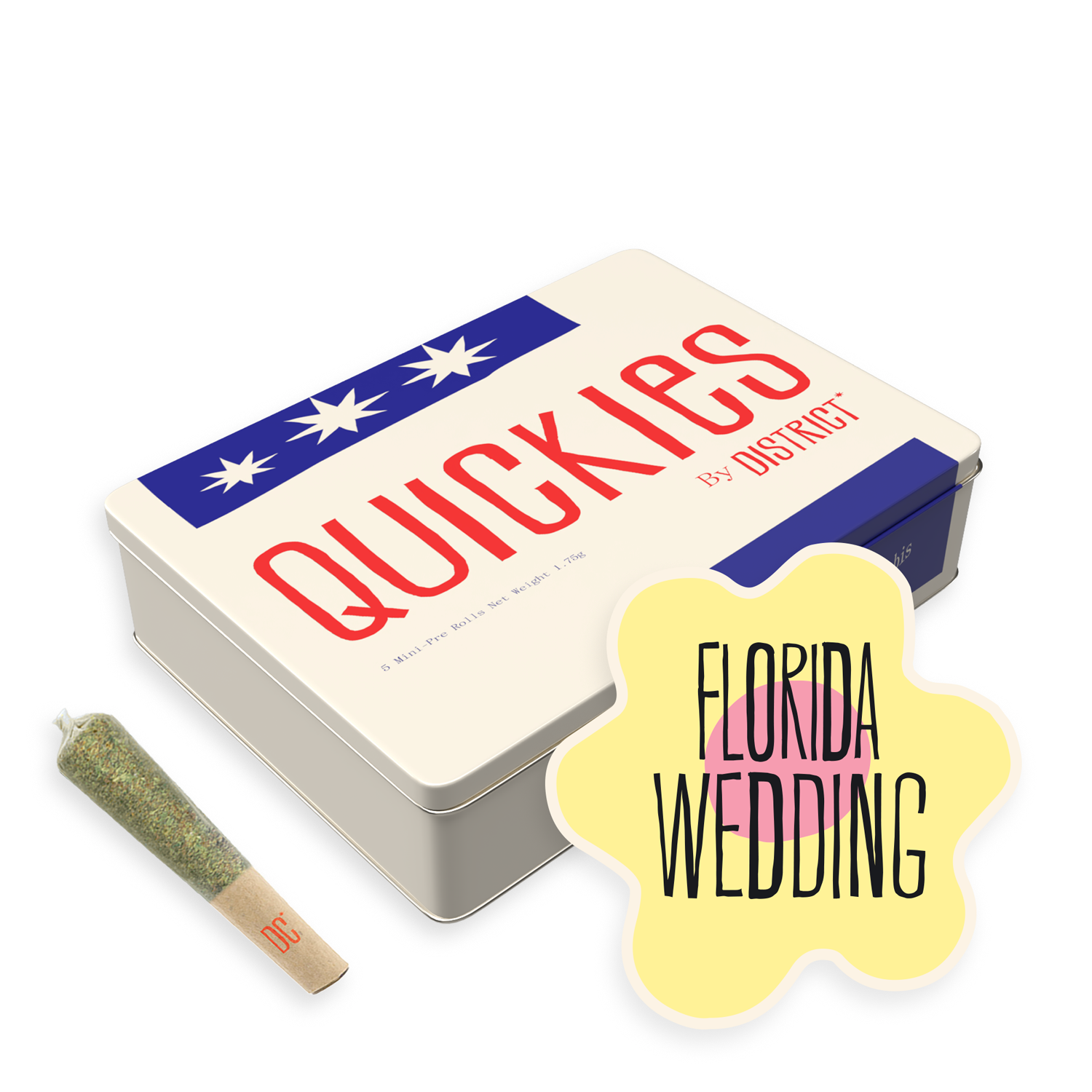 Quickies | Florida Wedding | 0.35g mini joints 5pk