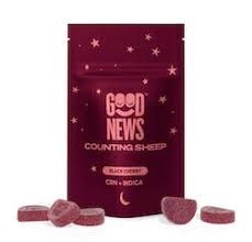 Black Cherry Counting Sheep 2:1 Gummies | 100mg - Good News