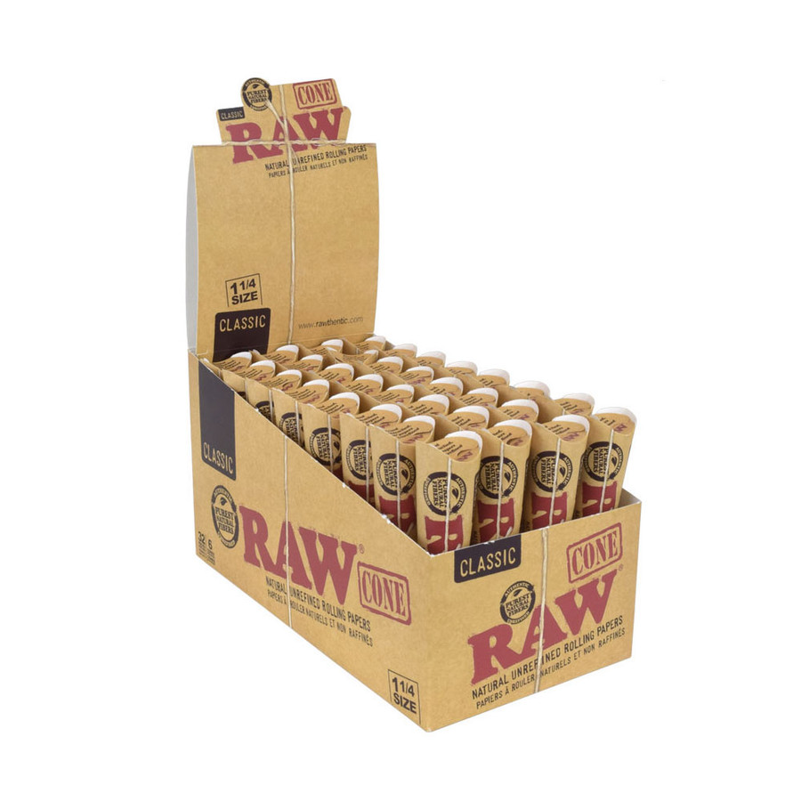 Raw Pre-Rolled Cones - 1 ¼