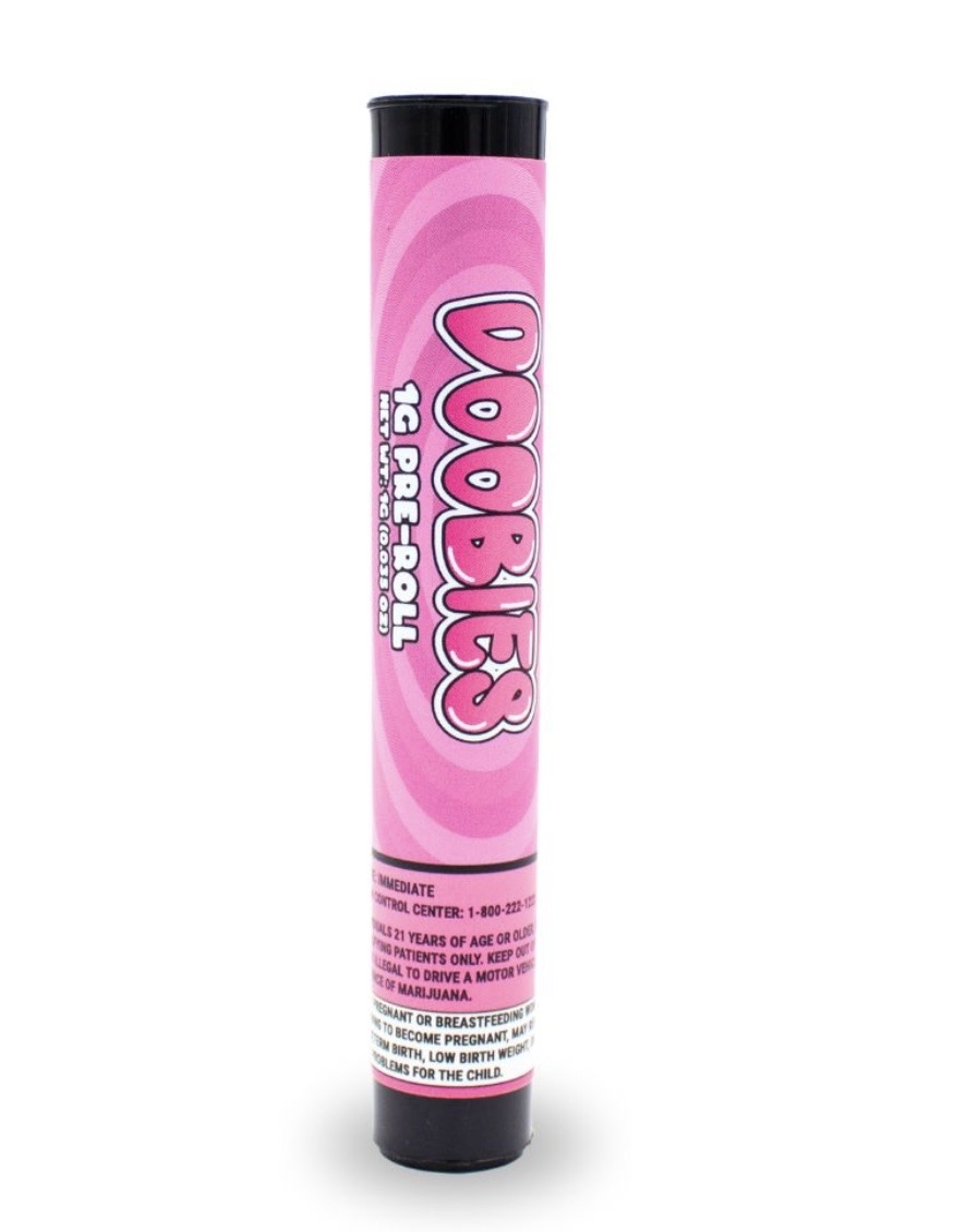 Doobies Pre-Roll Sativa Peaches & White Grapes