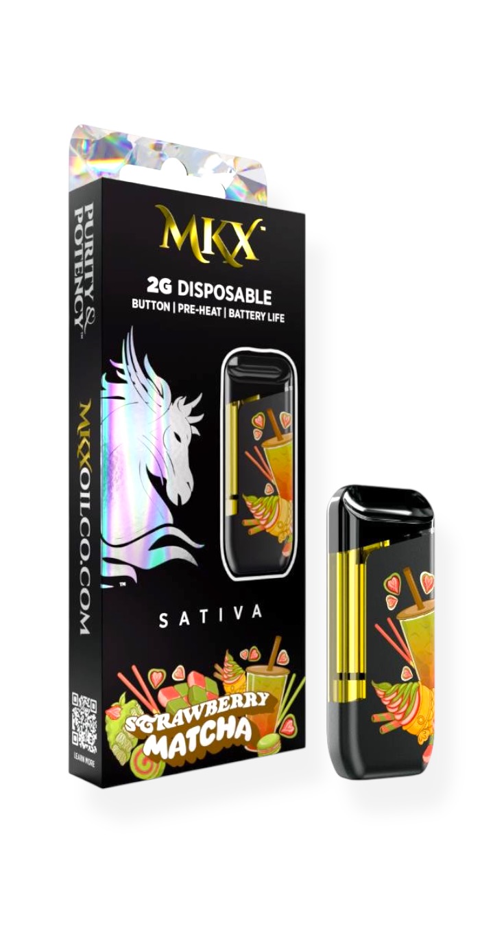 MKX Strawberry Matcha Disposable Vape Rec