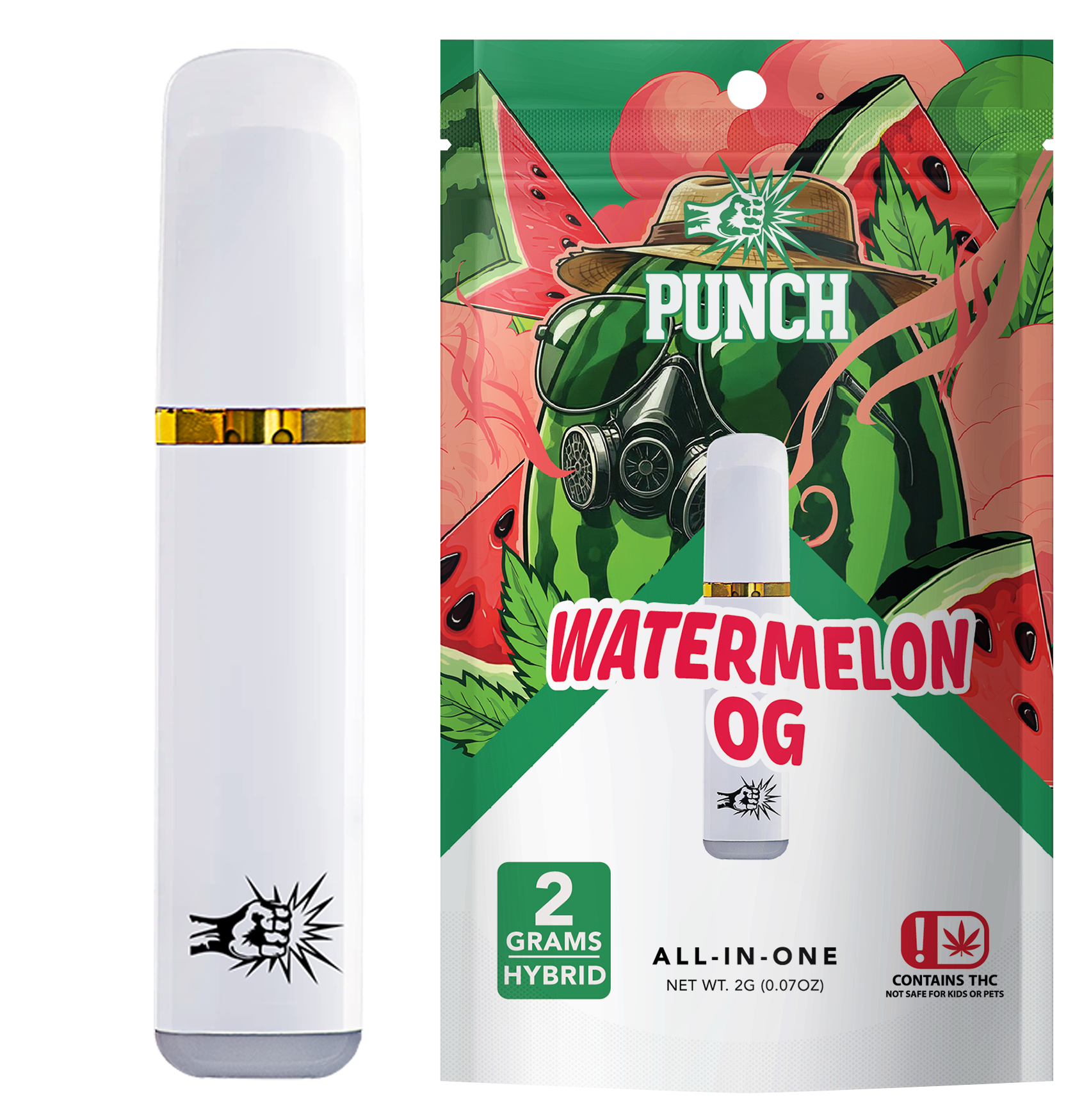 Watermelon OG Distillate AIO 2g OK