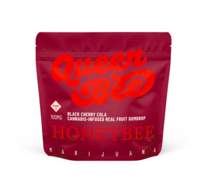 Honey Bee - Black Cherry Cola 100mg Queen Bee Gumdrop