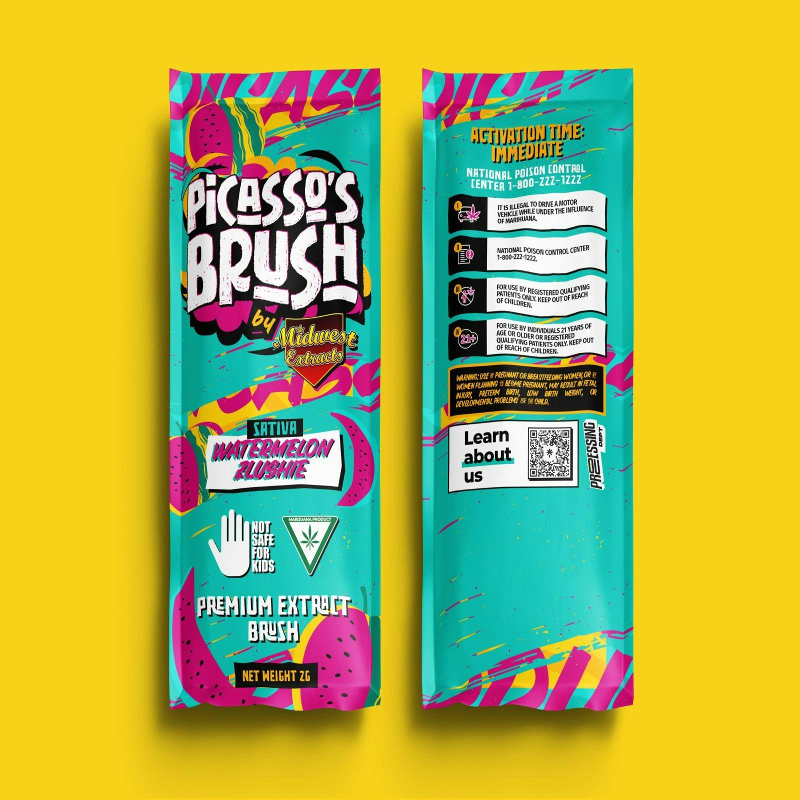 Picasso's Brush - Watermelon Zlushie - 2g Live Resin Dart