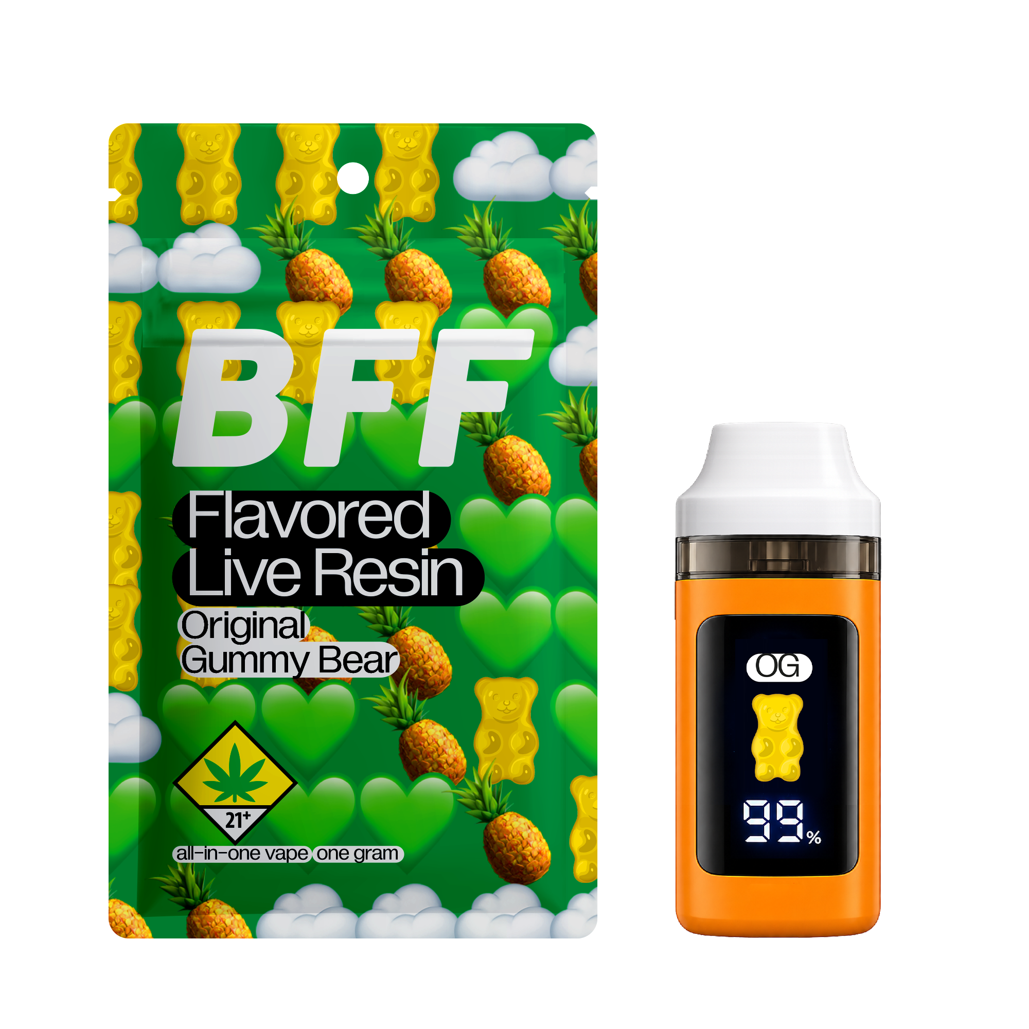 BAE - OG - Original Gummy Bear | Flavored Live Resin | 1g | DOH