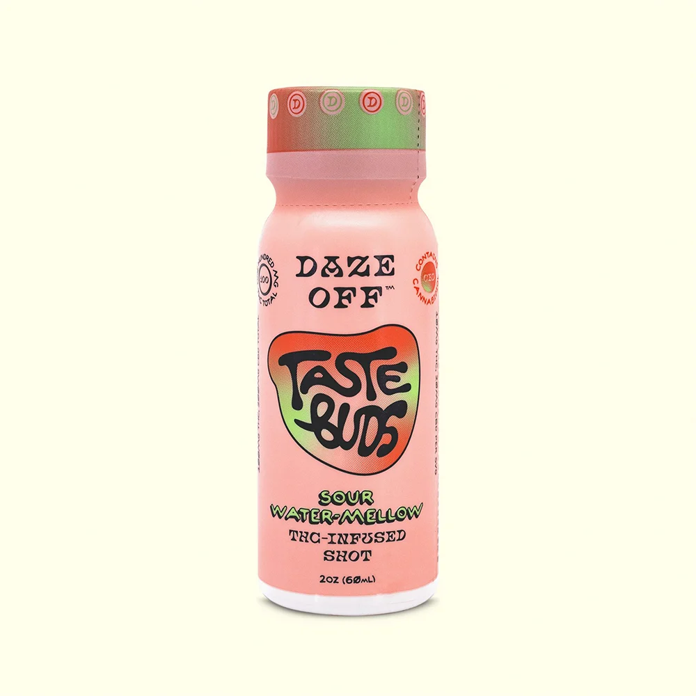 Infused Shot | Daze Off | Sour Water-Mellow [1:2 THC/CBD] [2oz]