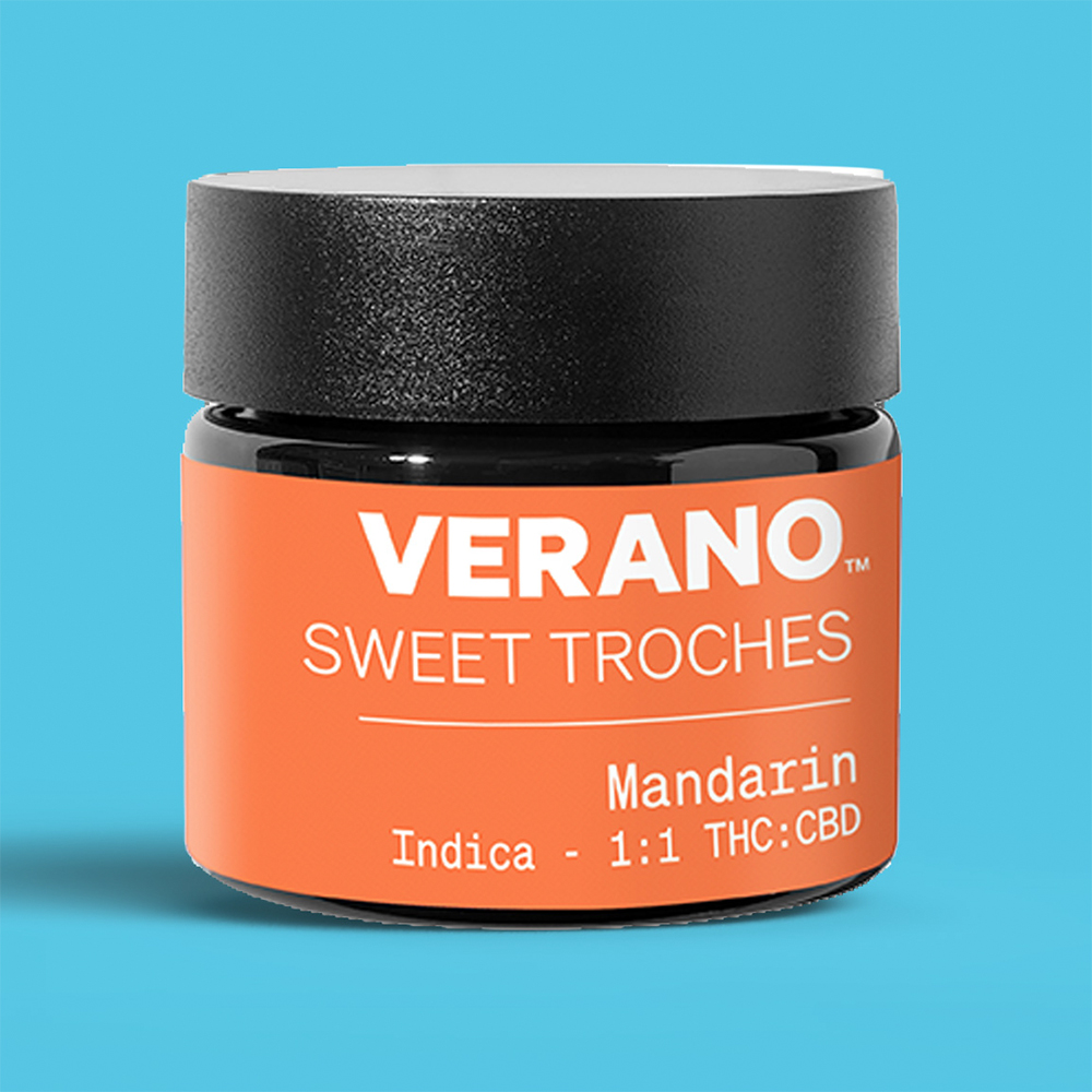Mandarin 1:1 THC: CBD 10mg | 10ct Soft Sweet Troches