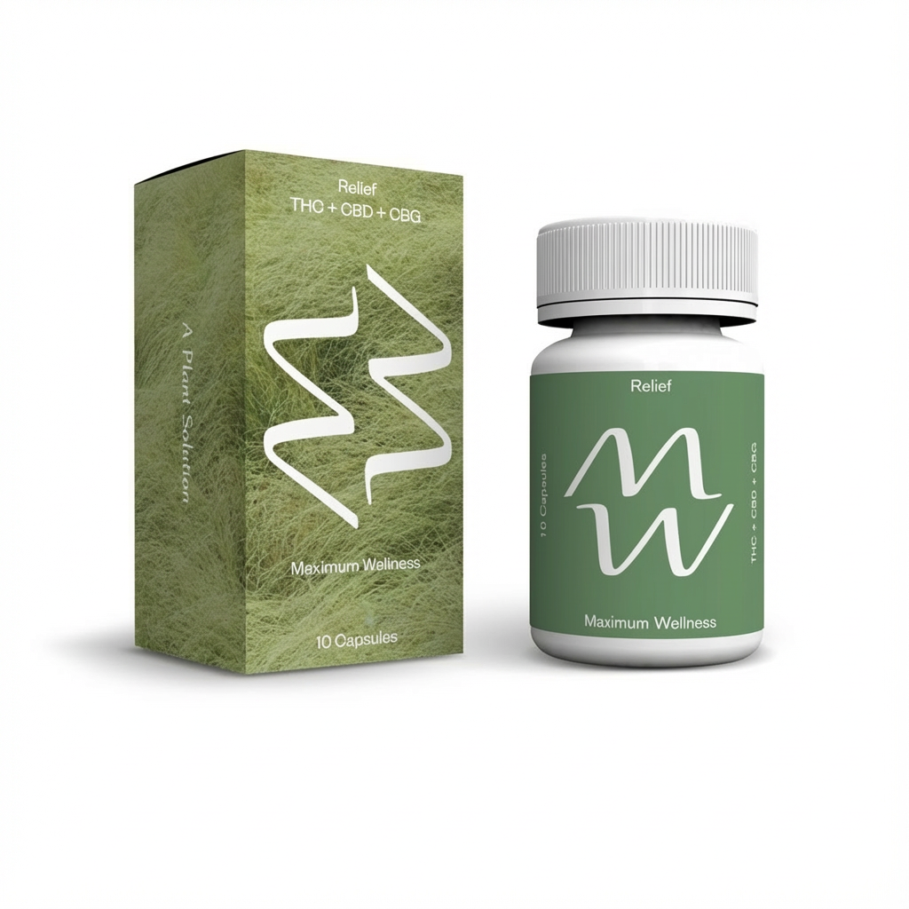 Capsules Relief Cbg Cbd Thc