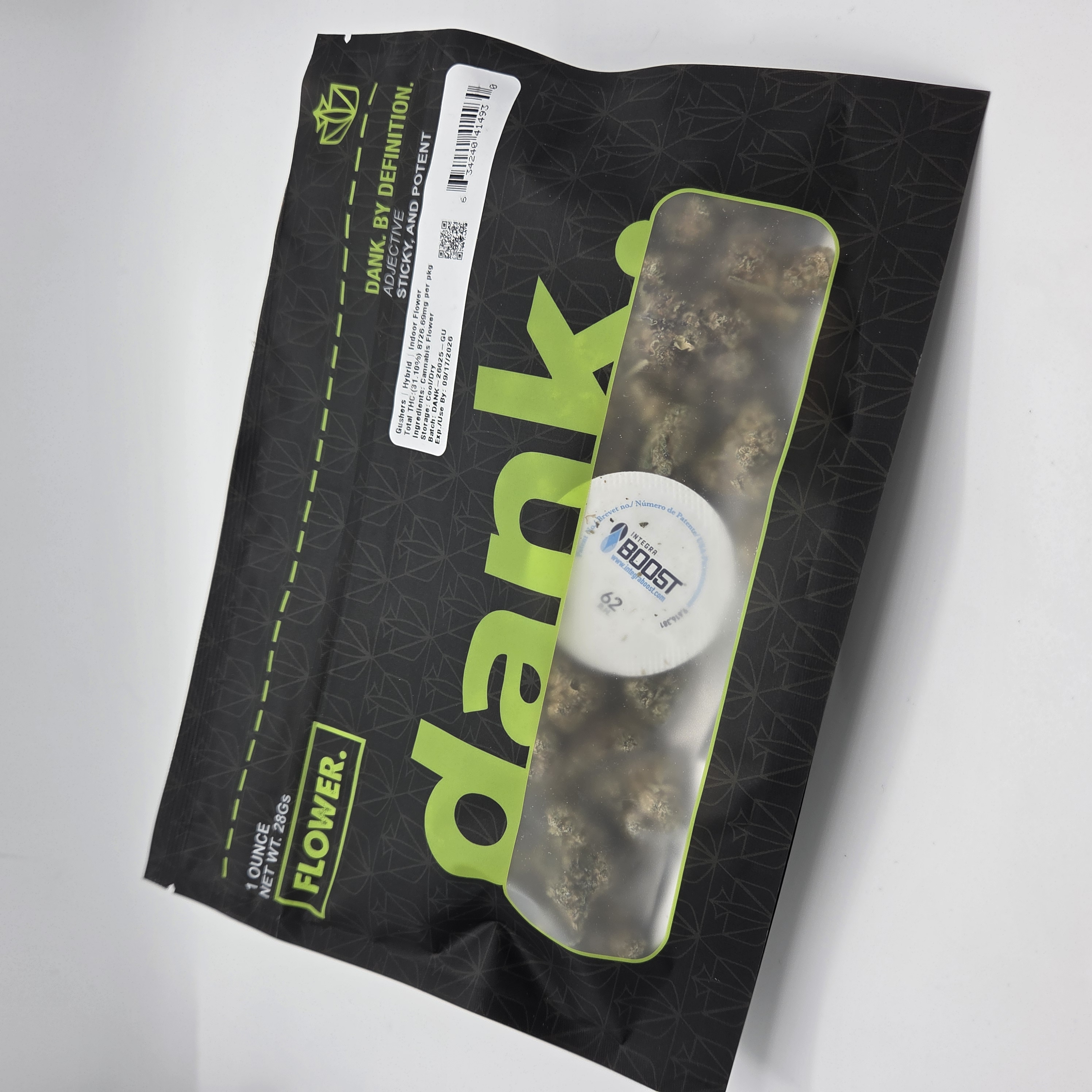 Dank | Gushers | Flower | 28g by Dank By Definition. - flower cannabis product