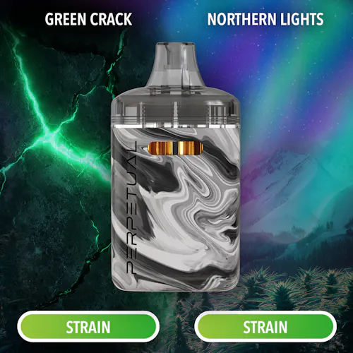 Green Crack & Northern Lights | All in one Duo 2g Disposable Vape