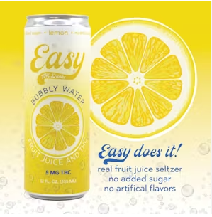 Lemon | Bubbly Water (Seltzer) | 5mg