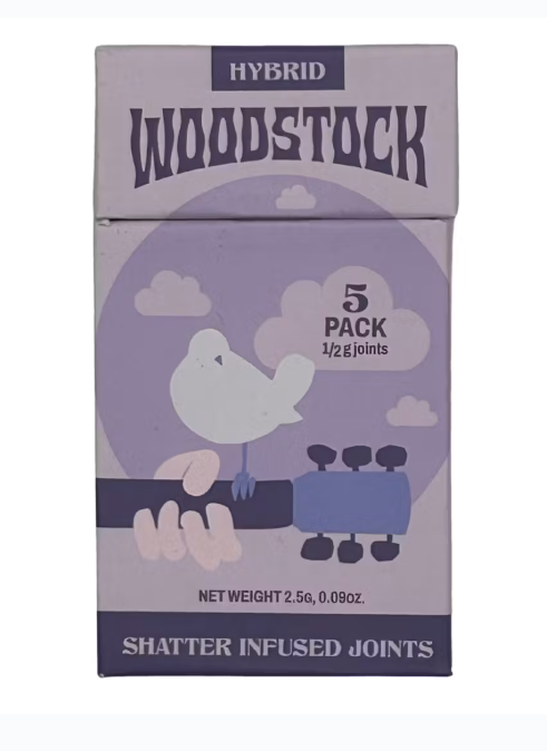Woodstock | Perm LI x OG Kush | Infused Pre-Roll Pack | 2.5g
